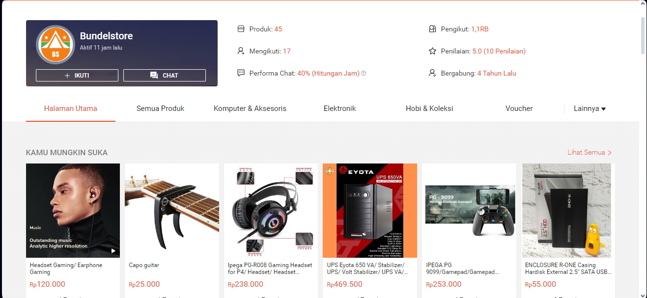 Bundel Store