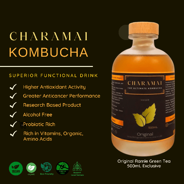 Charamai: Kombucha Free Alcohol from material Rami