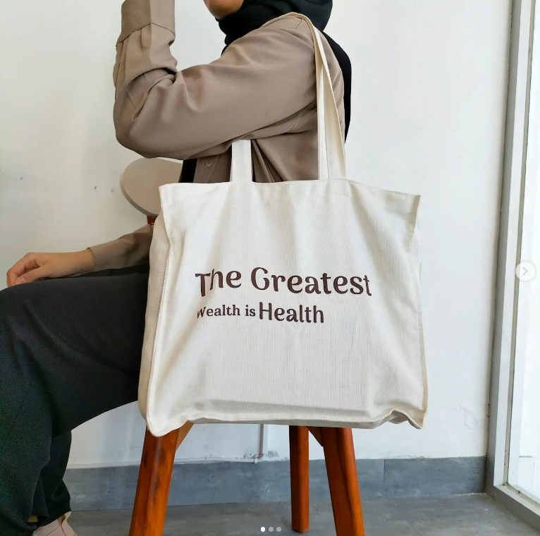 FLAVOO BAG - Totebag with a Design that Encourages a Healthy Lifestyle